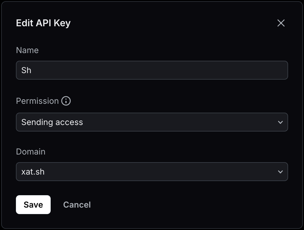 Resend API Key